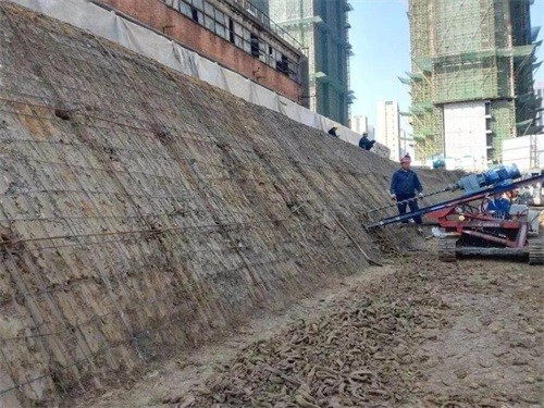 山南建筑边坡支护